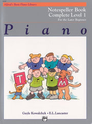 Alfred's Basic Piano Library Notespeller Complete, Bk 1