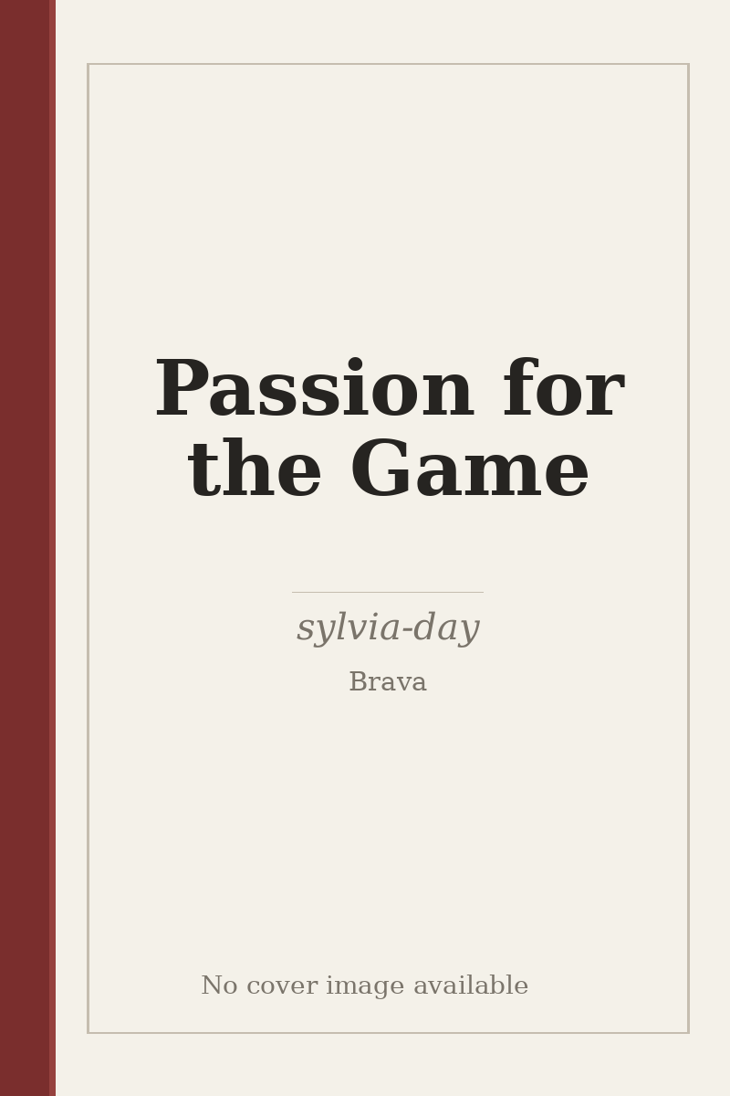 Passion for the Game - no cover image available