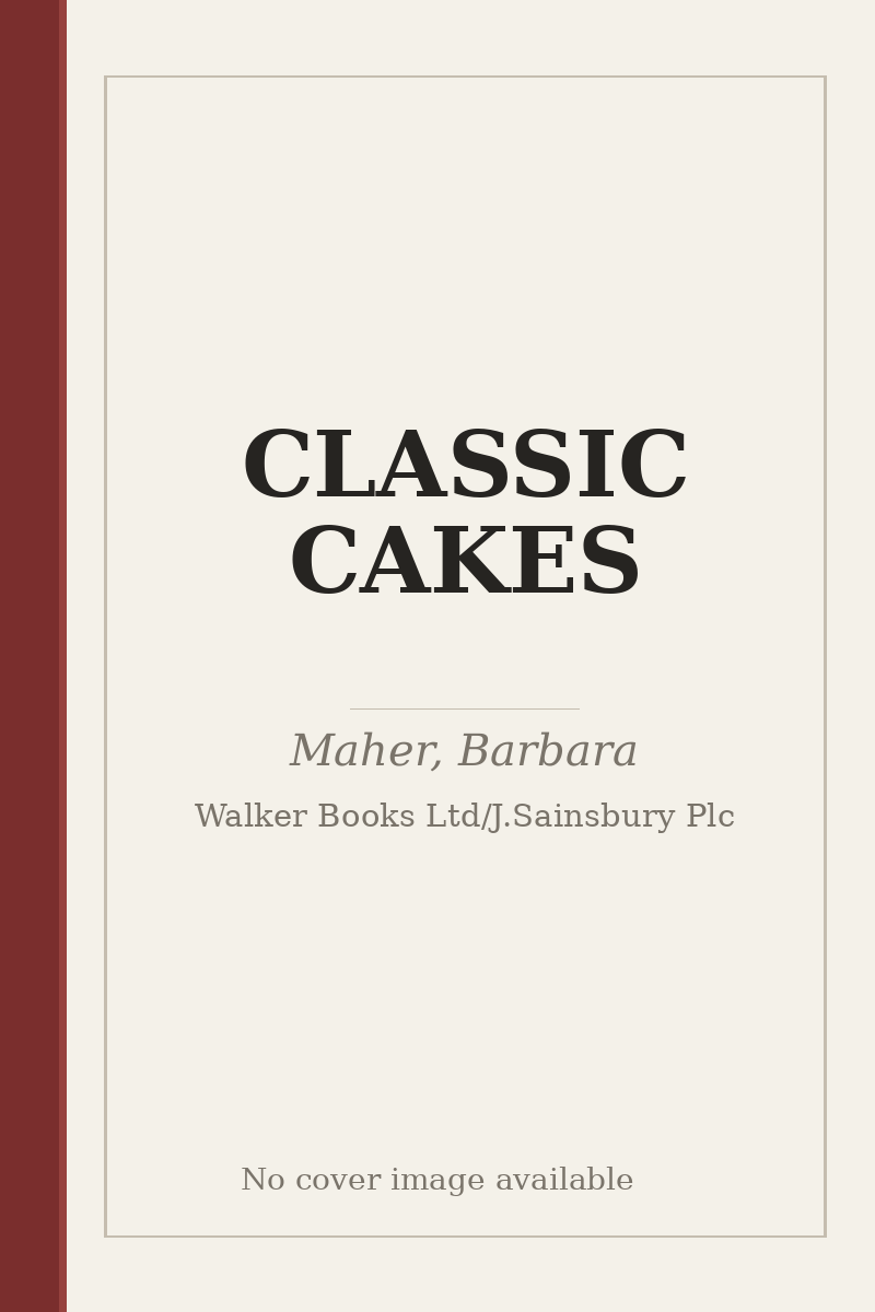 CLASSIC CAKES - no cover image available