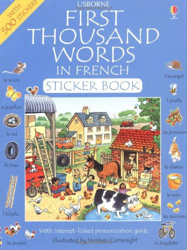 First Thousand Words in French: Sticker Book