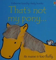 That's not my pony...