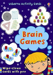 50 Brain Games (Usborne Activity Cards) (Card Games)