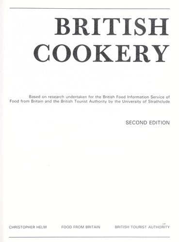 British Cookery (Miscellaneous Series)