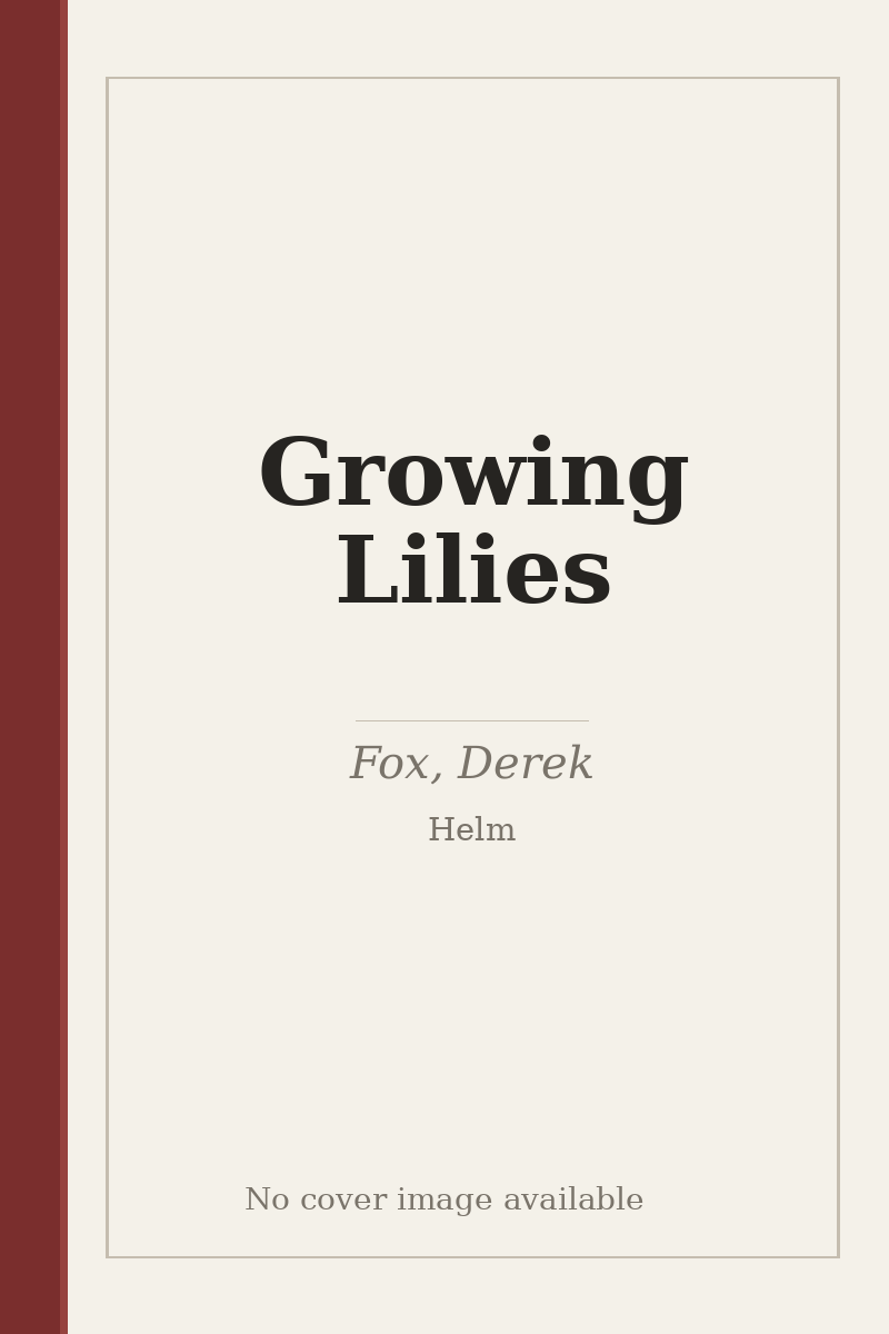 Growing Lilies - no cover image available