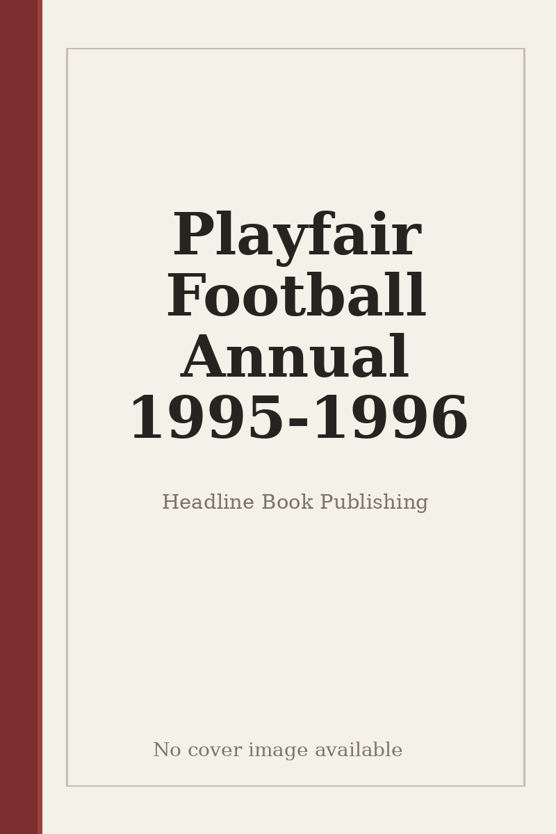 Playfair Football Annual 1995-1996 - no cover image available