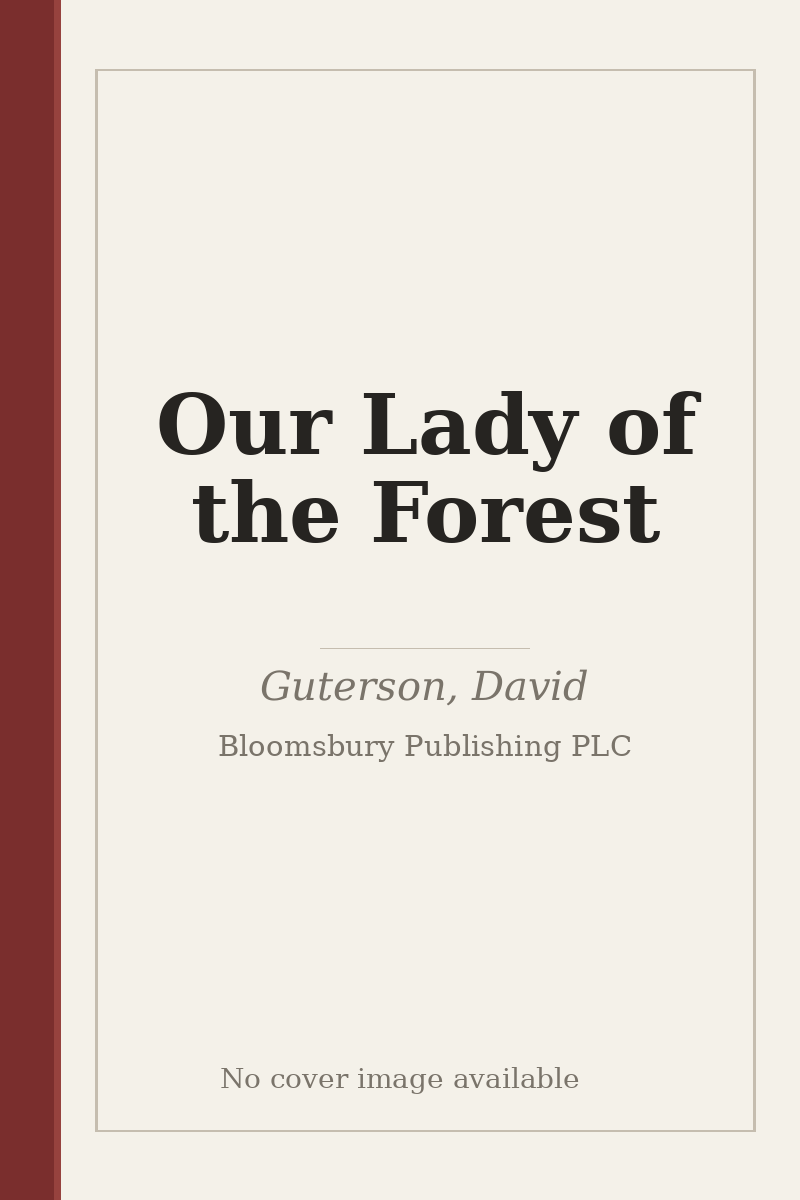 Our Lady of the Forest - no cover image available