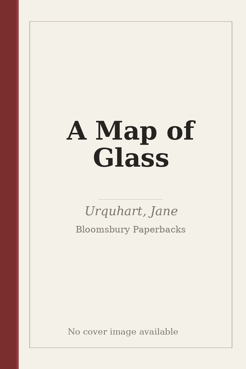 A Map of Glass - no cover image available