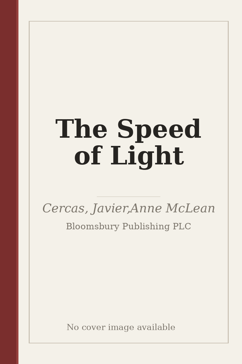 The Speed of Light - no cover image available