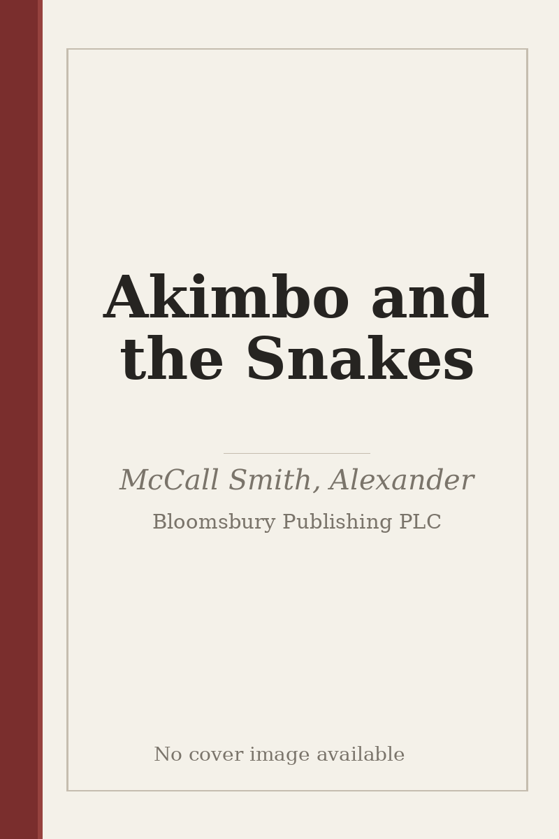 Akimbo and the Snakes - no cover image available