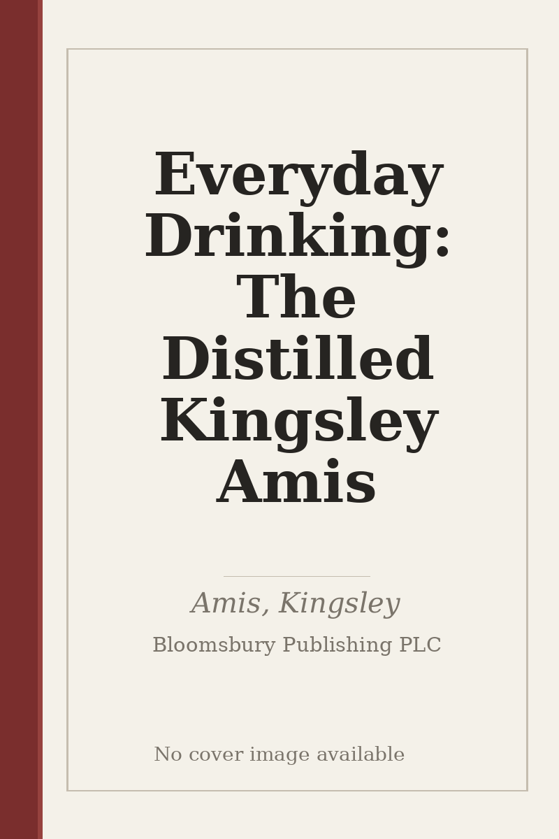 Everyday Drinking: The Distilled Kingsley Amis - no cover image available