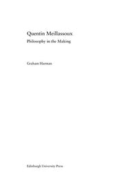 Quentin Meillassoux: Philosophy in the Making (Speculative Realism)