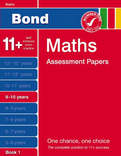 Bond Maths Assessment Papers 9-10 years Book 1