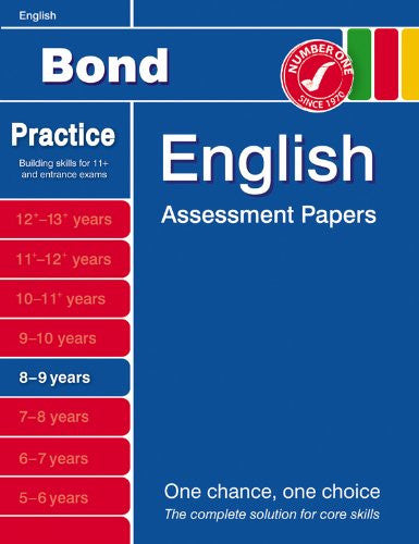 Bond Assessment Papers in English 8-9 years
