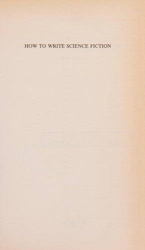 How to Write Science Fiction