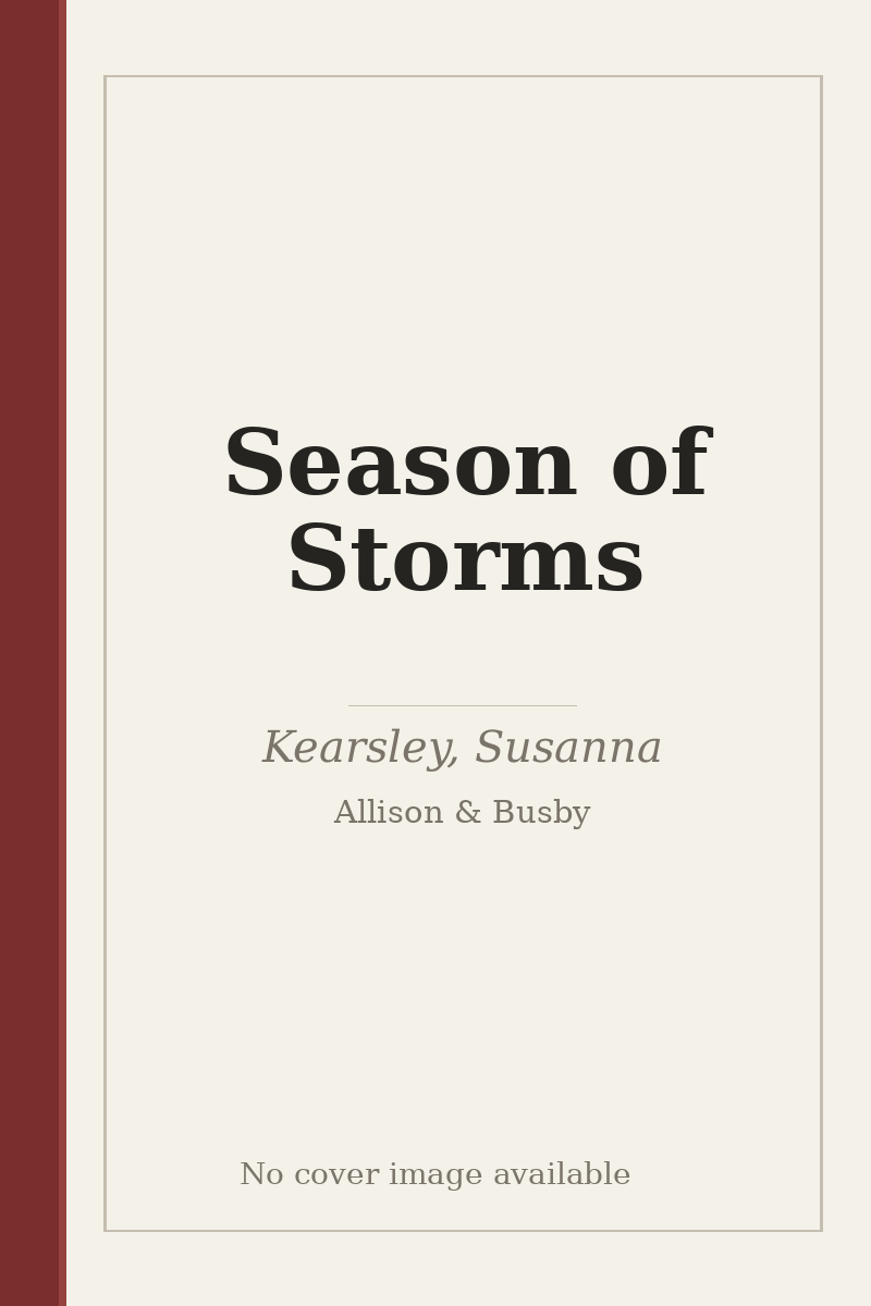 Season of Storms - no cover image available
