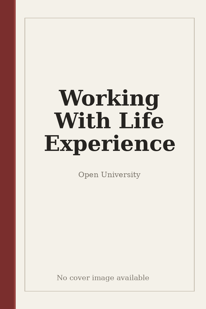 Working With Life Experience - no cover image available
