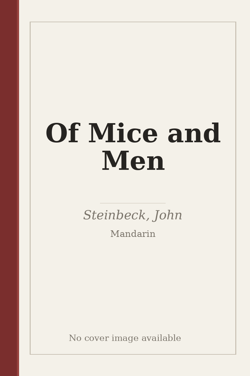 Of Mice and Men - no cover image available