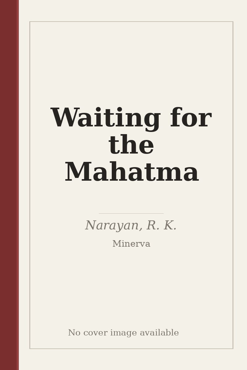 Waiting for the Mahatma - no cover image available