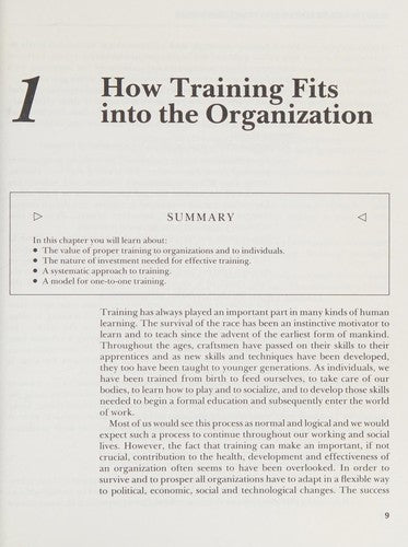 One to One Training and Coaching Skills (Practical Trainer S.)