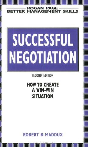 Successful Negotiation (Better management skills)