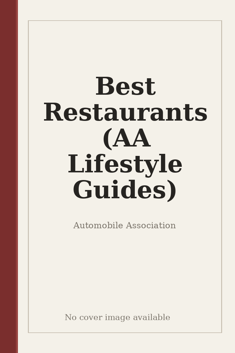 Best Restaurants (AA Lifestyle Guides) - no cover image available