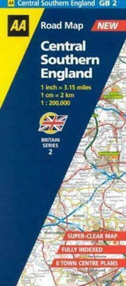 Central Southern England: No. 2 (AA Road Maps)