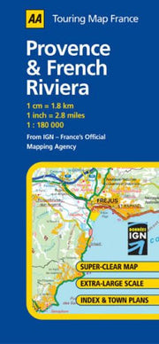 Provence and French Riviera: No. 15 (AA Road Map France Series)