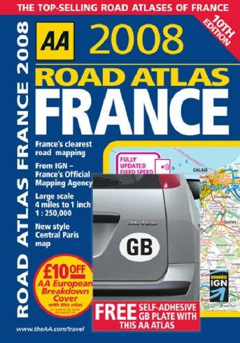 Road Atlas France (AA Atlases S.)