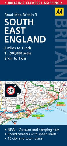 Road Map South East England (AA Road Map Britain Series)