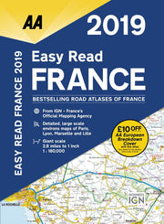 AA Easy Read Atlas France 2019