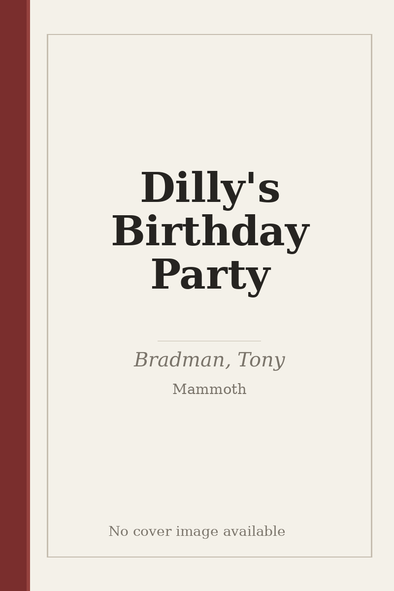 Dilly's Birthday Party - no cover image available
