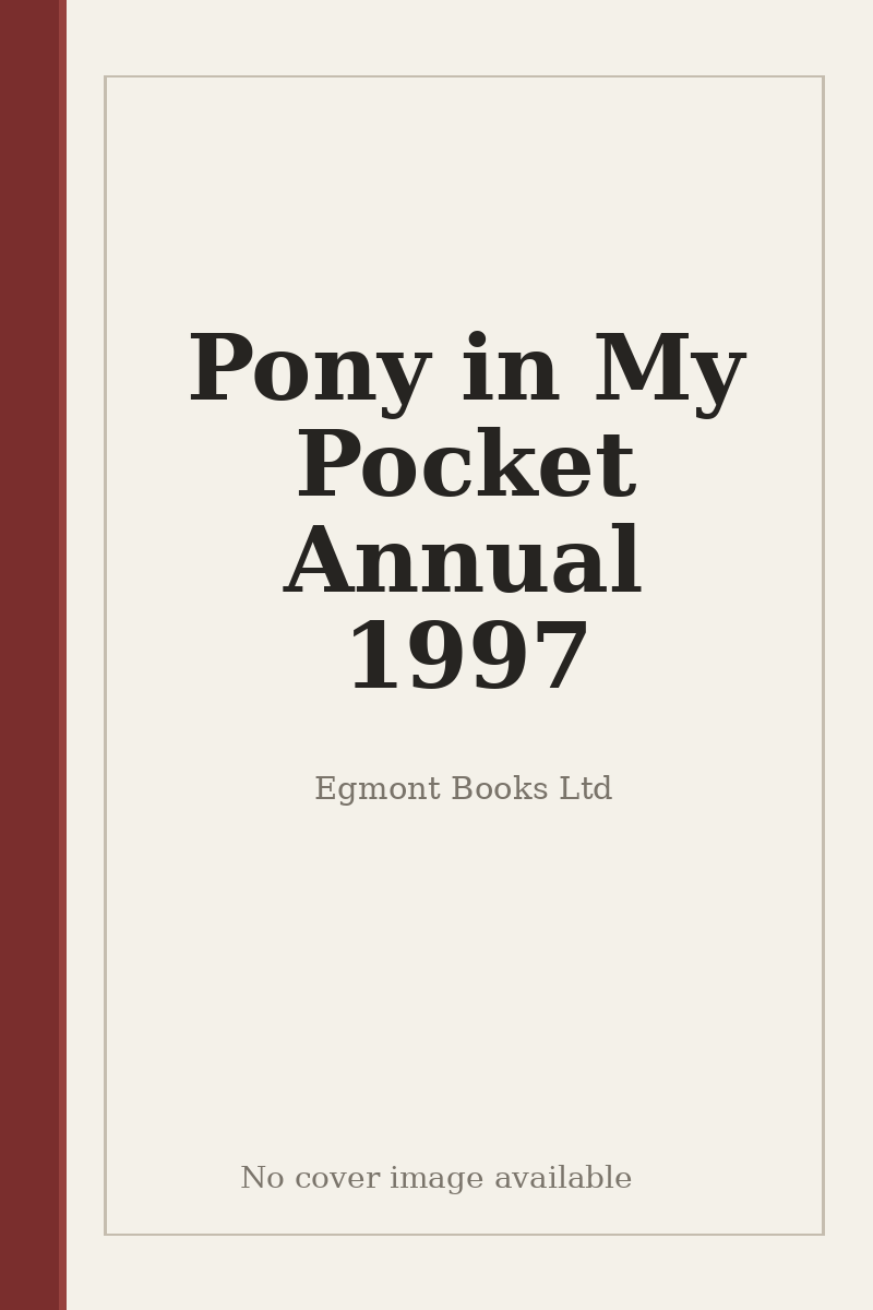 Pony in My Pocket Annual 1997 - no cover image available
