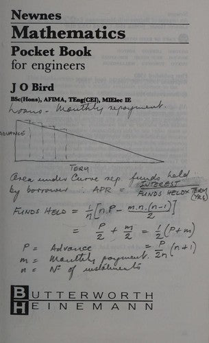 Newnes Mathematics Pocket Book for Engineers (Newnes Pocket Books)