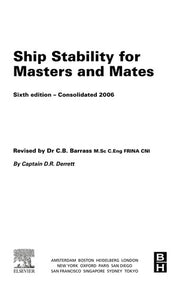 Ship Stability for Masters and Mates