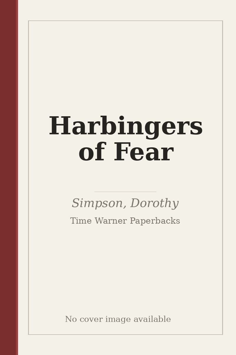 Harbingers of Fear - no cover image available