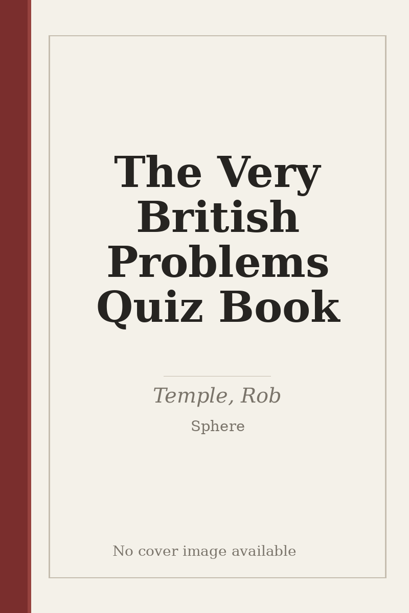 The Very British Problems Quiz Book - no cover image available