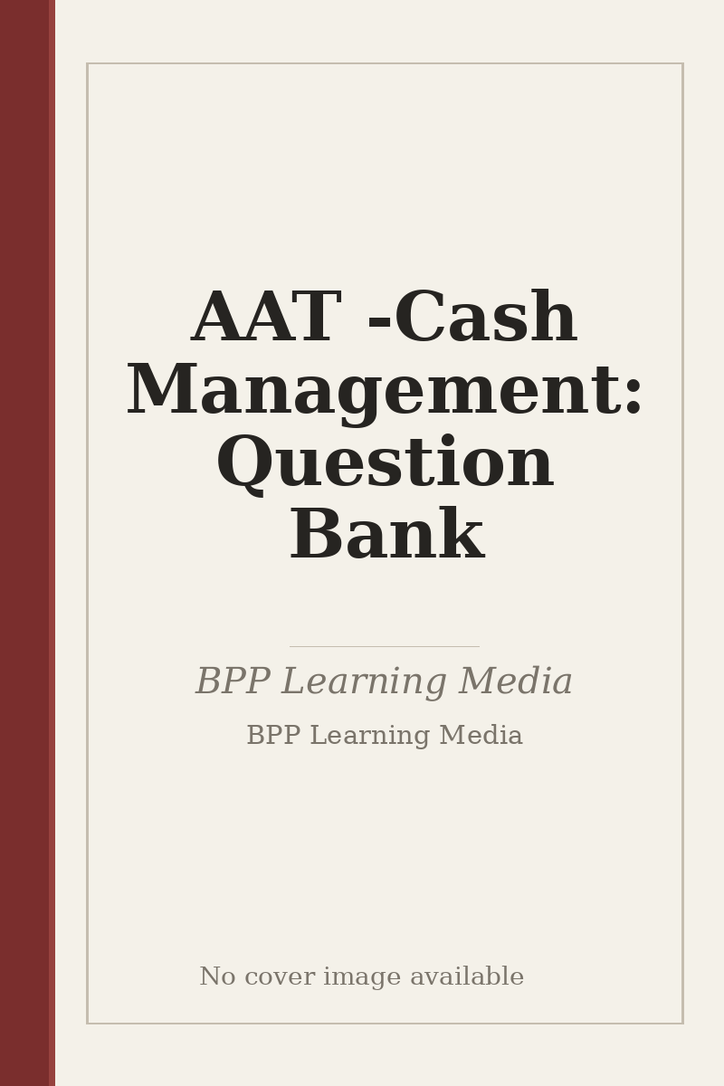AAT - Cash Management: Question Bank - no cover image available