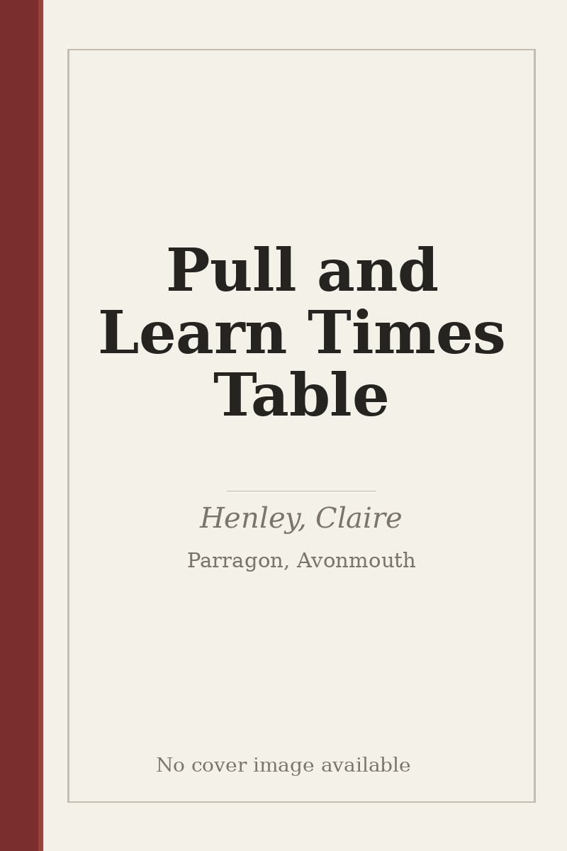 Pull and Learn Times Table - no cover image available