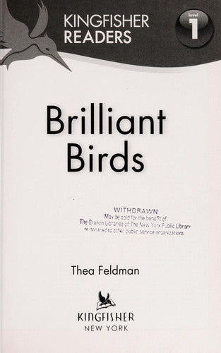 Kingfisher Readers: Brilliant Birds (Level 1: Beginning to Read): 103