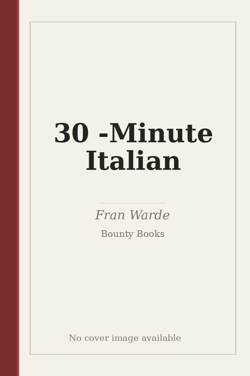 30 - Minute Italian - no cover image available