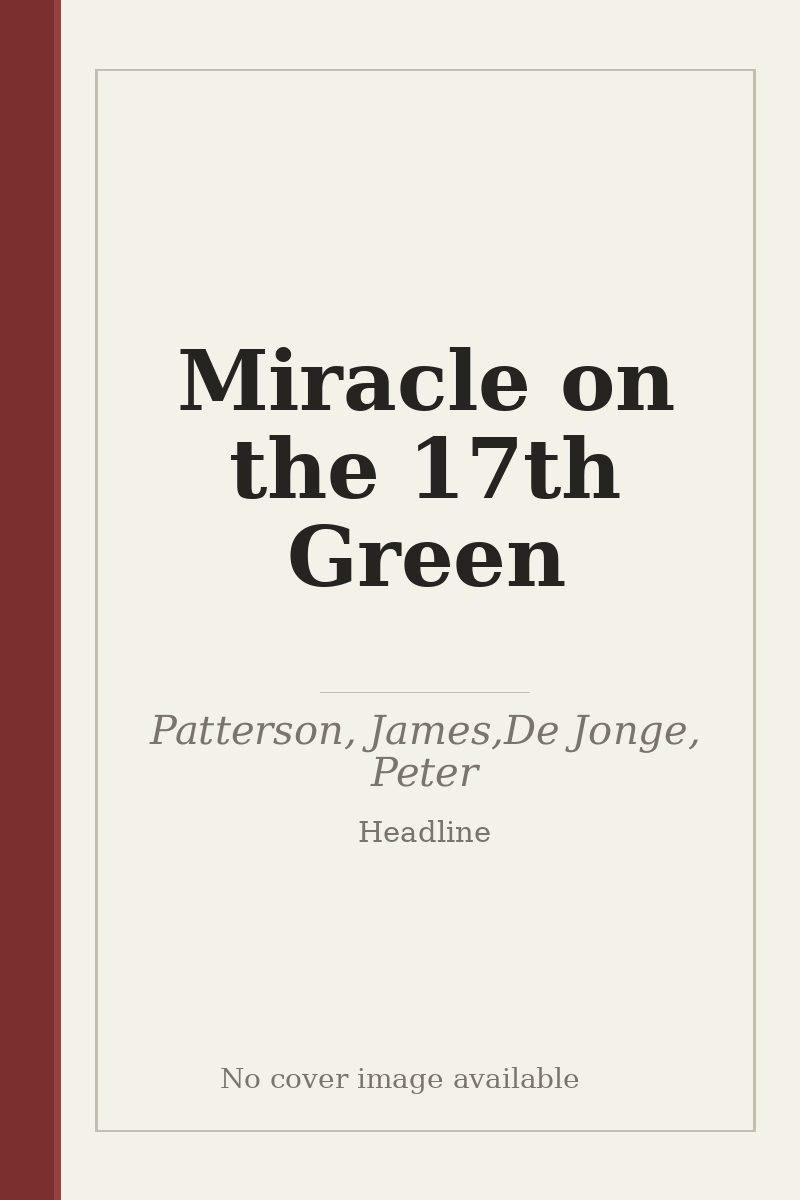 Miracle on the 17th Green - no cover image available