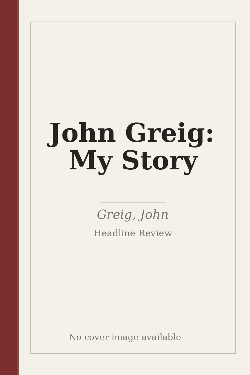 John Greig: My Story - no cover image available