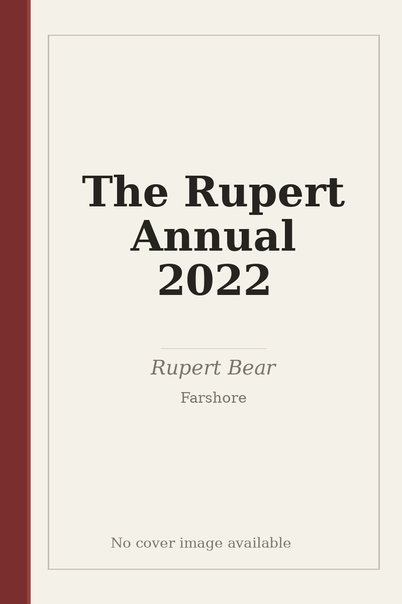 The Rupert Annual 2022 - no cover image available