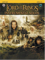 The Lord of the Rings Instrumental Solos: Alto Sax (book and CD): Howard Shore
