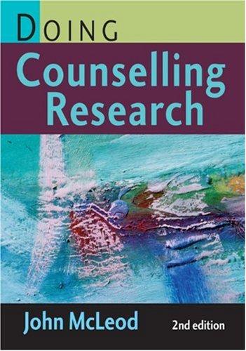 Doing Counselling Research