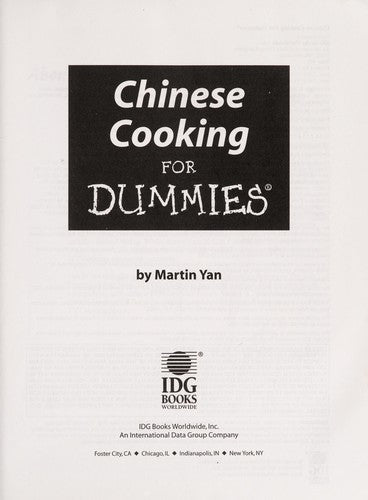 Chinese Cooking for Dummies
