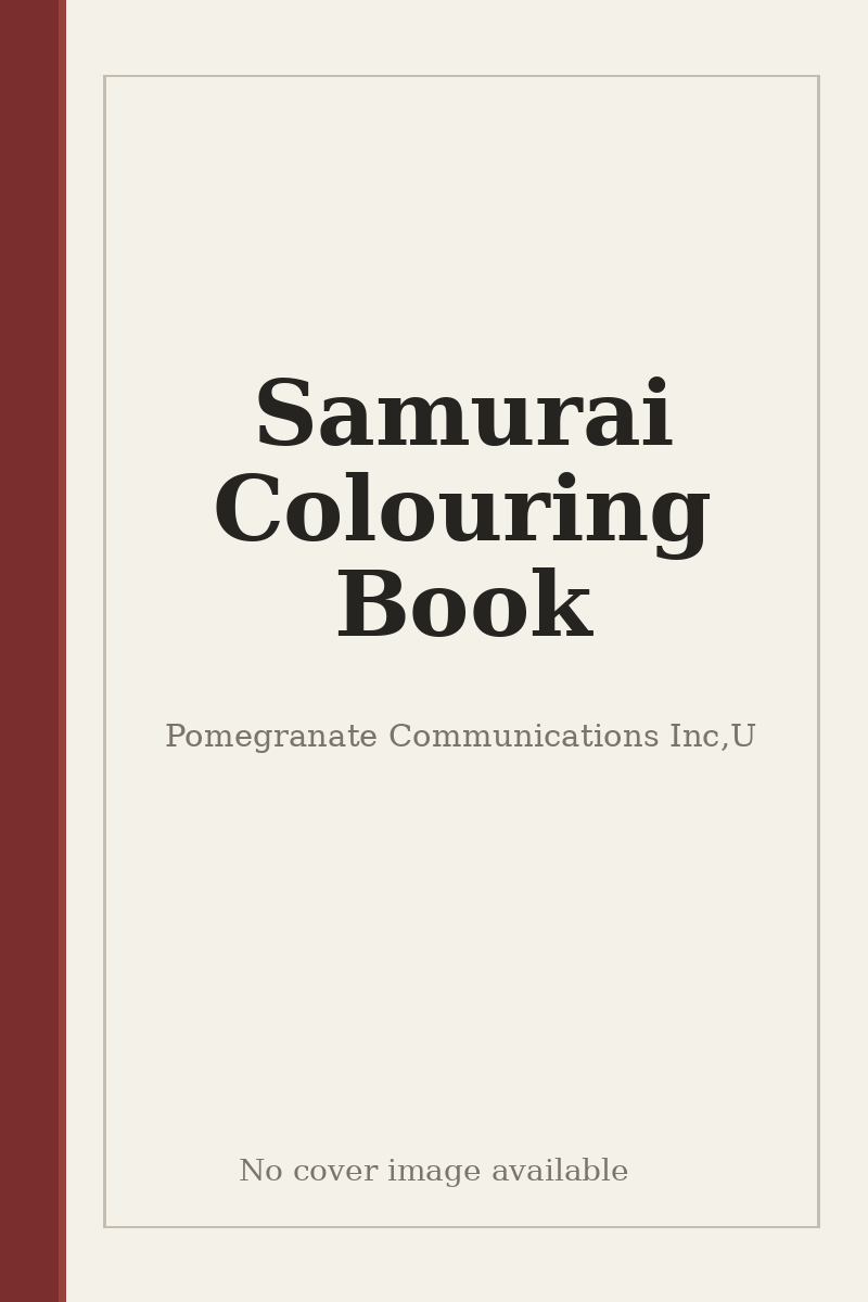 Samurai Colouring Book - no cover image available