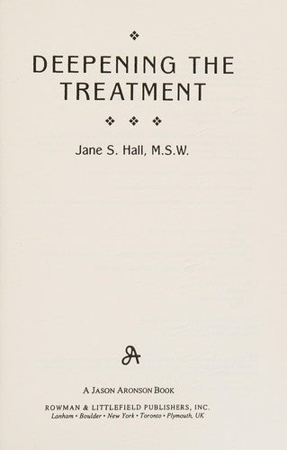 Deepening the Treatment