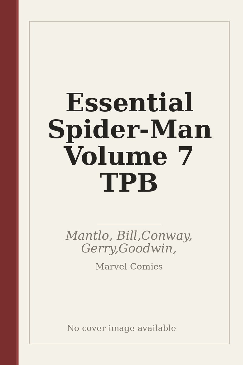 Essential Spider-Man Volume 7 TPB - no cover image available