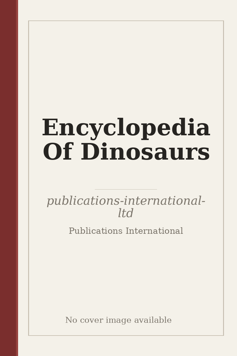 Encyclopedia Of Dinosaurs - no cover image available